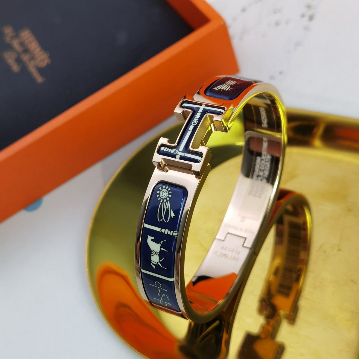 [⭐Aura]H COUVERTURES DARK BLUE BRACELET