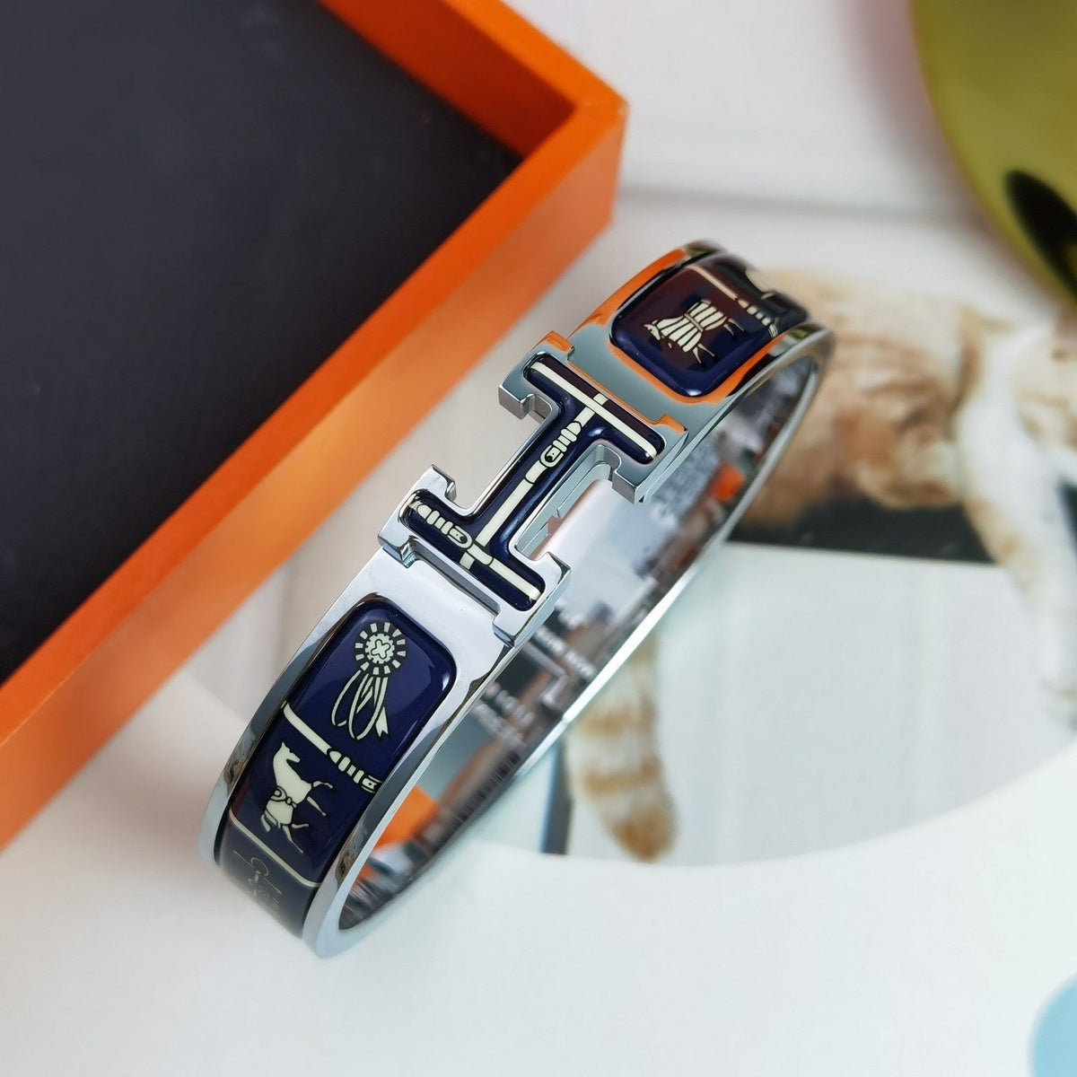 [⭐Aura]H COUVERTURES DARK BLUE BRACELET