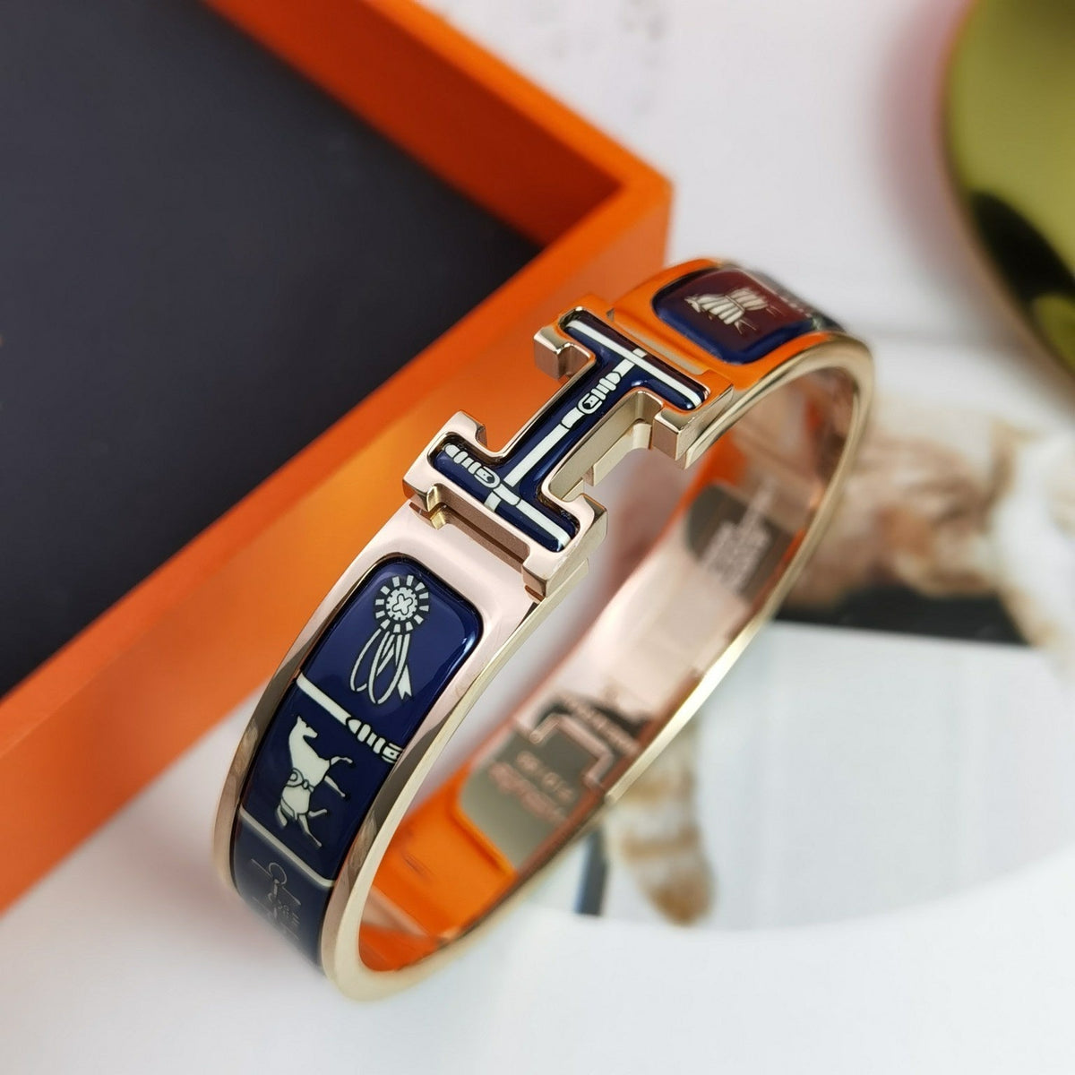 [⭐Aura]H COUVERTURES DARK BLUE BRACELET