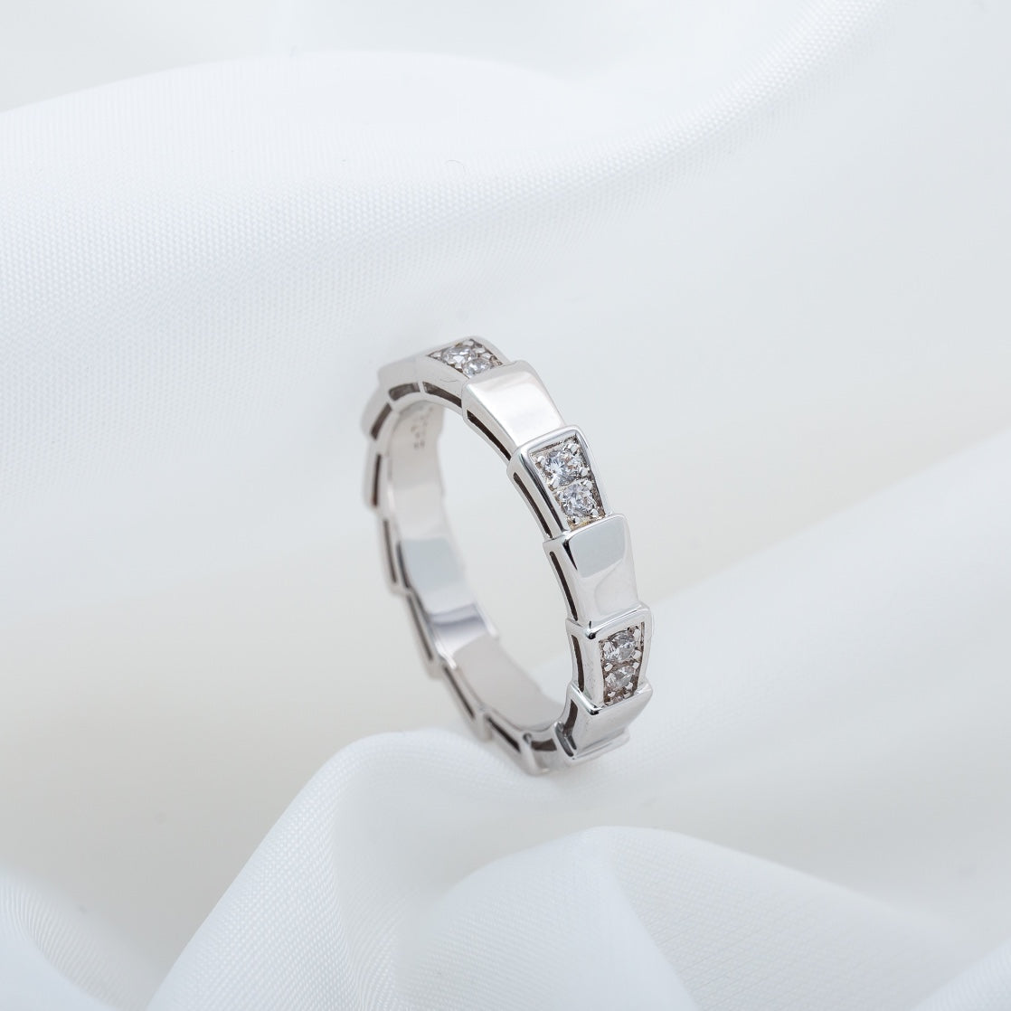 [⭐Aura]SERPENTI RING SILVER  3MM