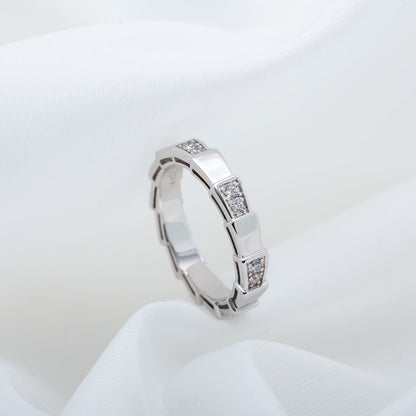 [⭐Aura]SERPENTI RING SILVER  3MM