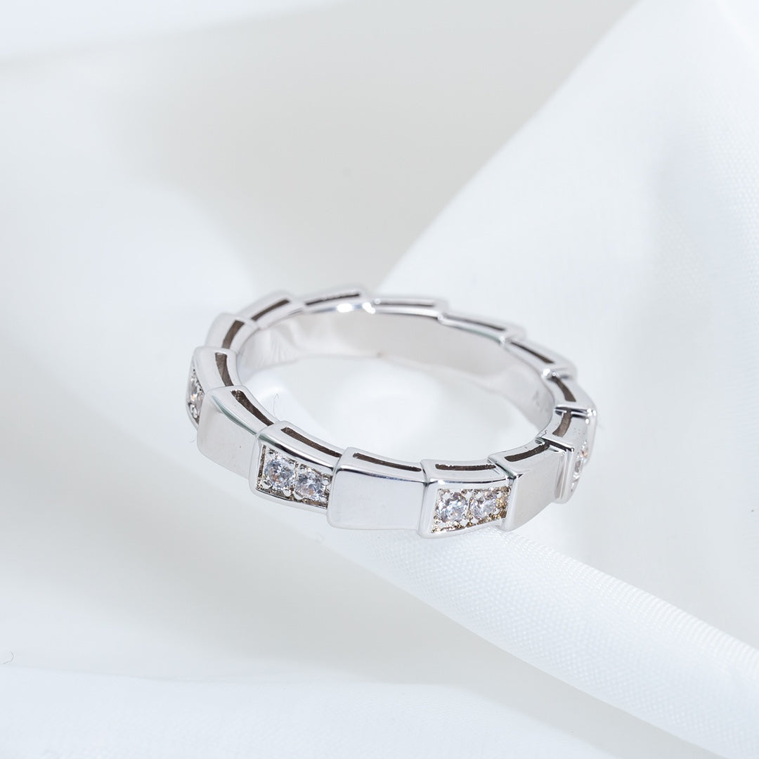 [⭐Aura]SERPENTI RING SILVER  3MM