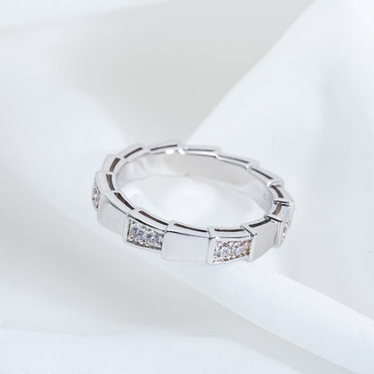 [⭐Aura]SERPENTI RING SILVER  3MM