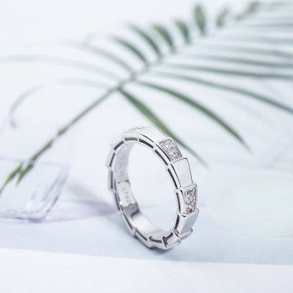 [⭐Aura]SERPENTI RING SILVER  3MM