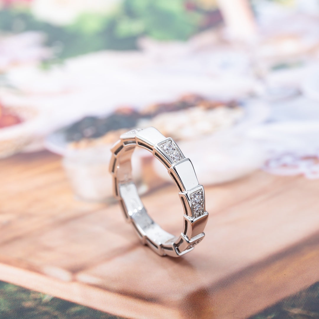 [⭐Aura]SERPENTI RING SILVER  3MM