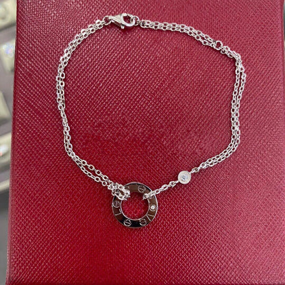 [⭐Aura]LOVE BRACELET 2 DIAMOND