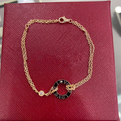 [⭐Aura]LOVE BRACELET 2 DIAMOND