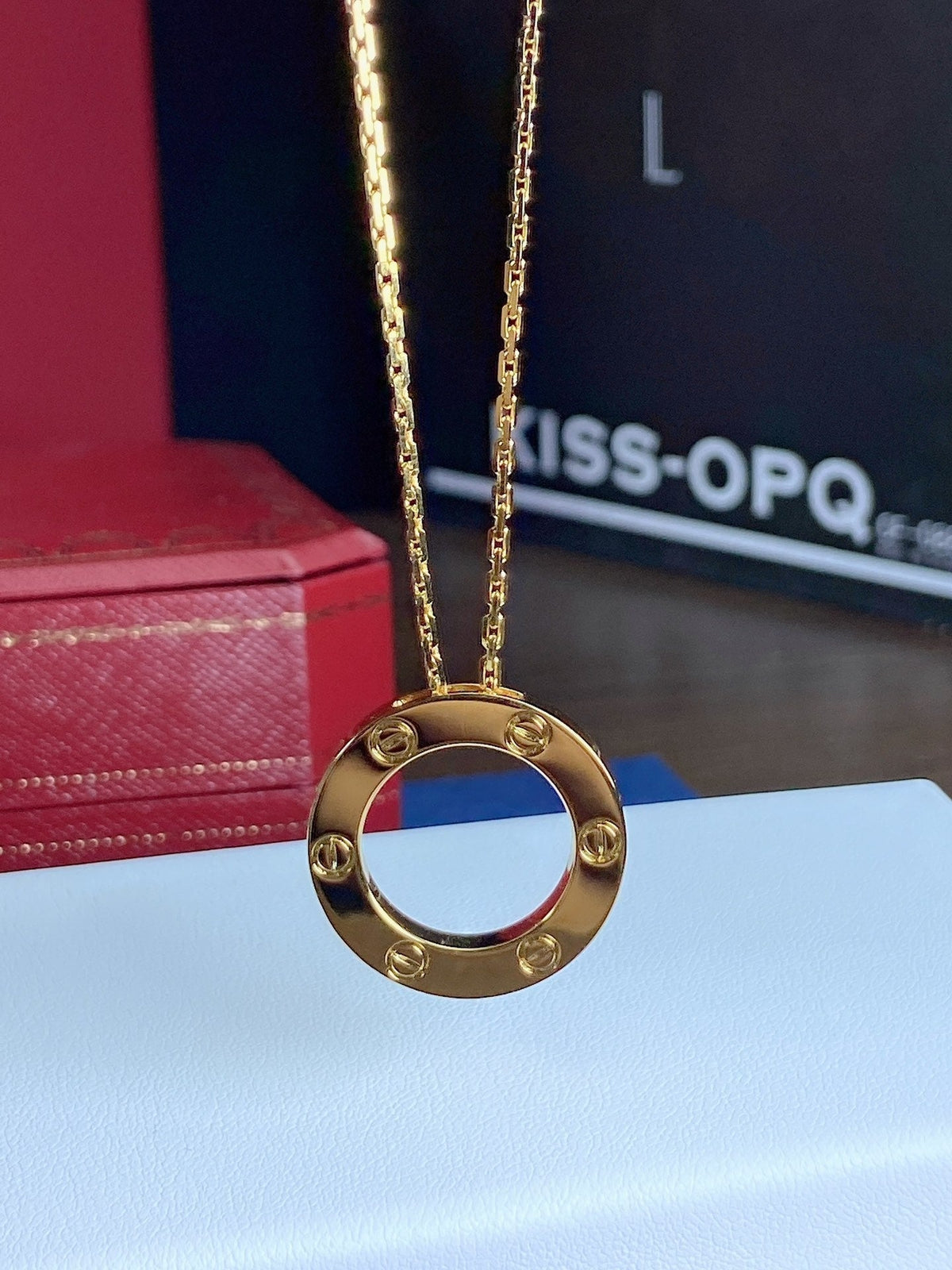[⭐Aura]LOVE NECKLACE 16MM