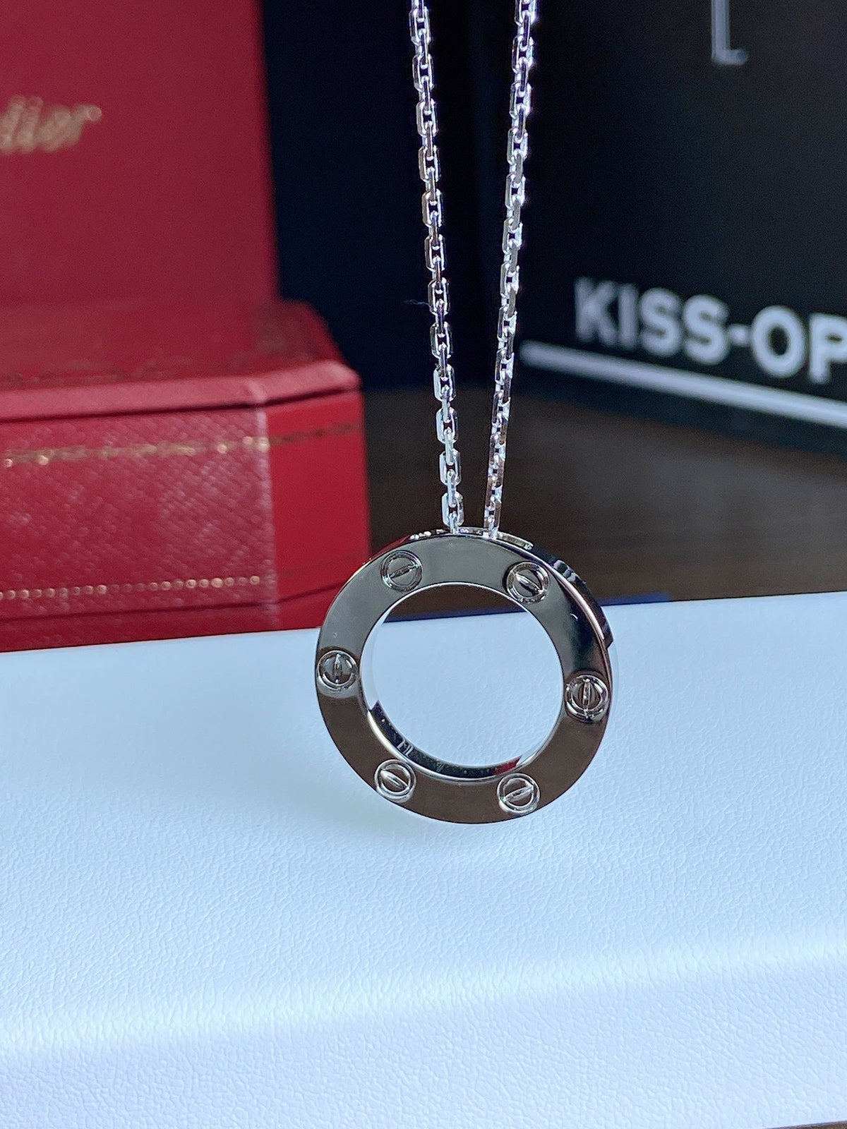 [⭐Aura]LOVE NECKLACE 16MM