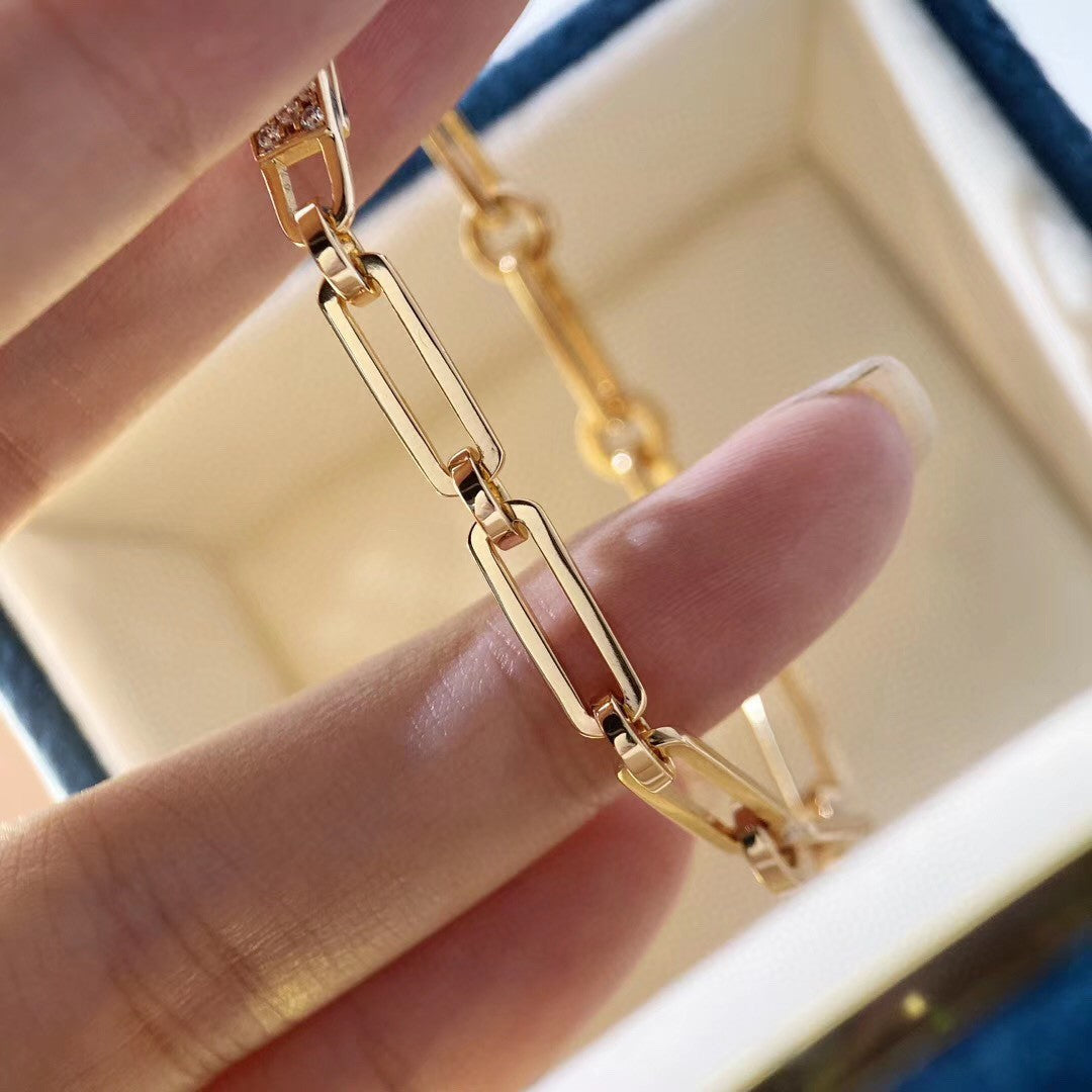 [⭐Aura]CHAINE BRACELET SMALL MODEL DIAMOND