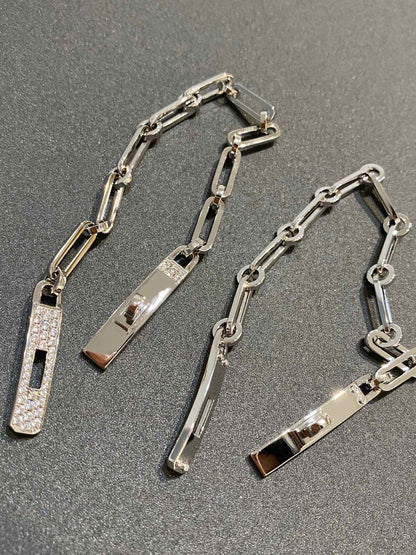 [⭐Aura]CHAINE BRACELET SMALL MODEL DIAMOND