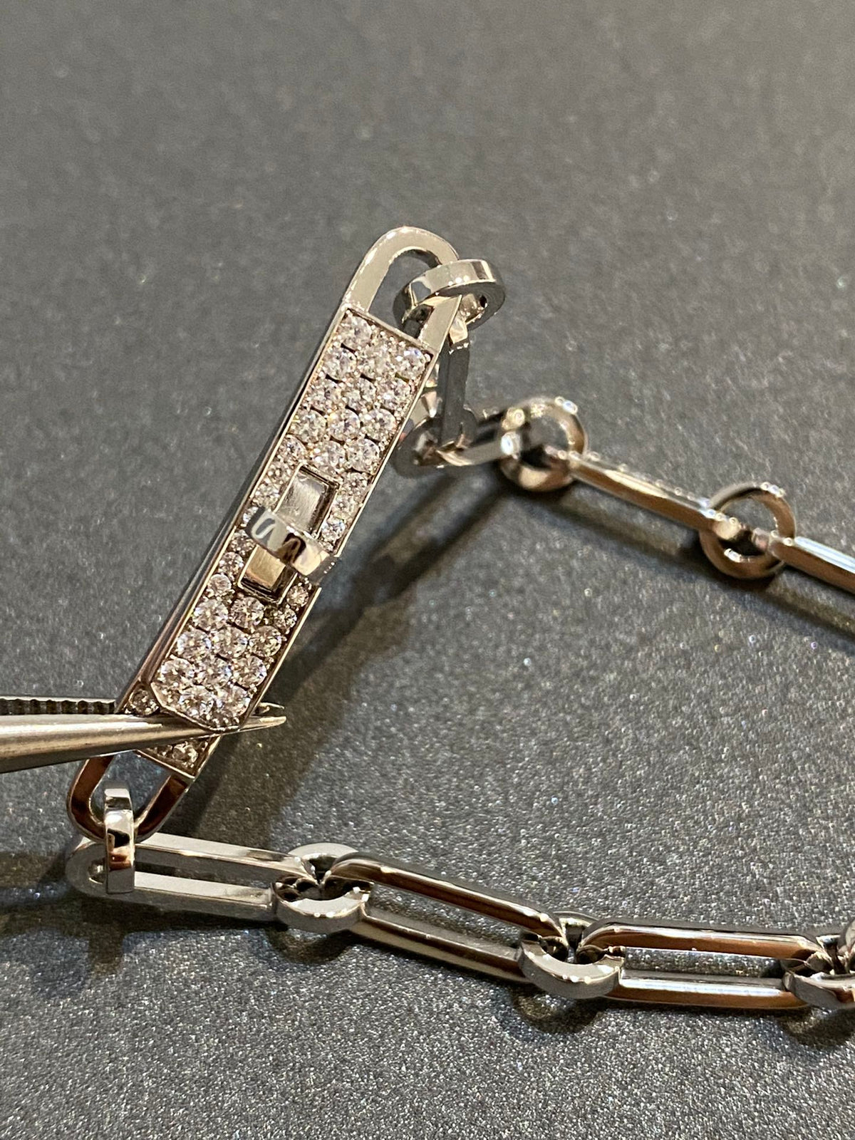 [⭐Aura]CHAINE BRACELET SMALL MODEL DIAMOND