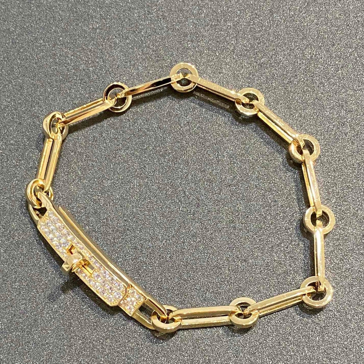 [⭐Aura]CHAINE BRACELET SMALL MODEL DIAMOND