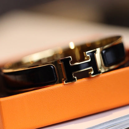 [⭐Aura]H BRACELET 12MM GOLD