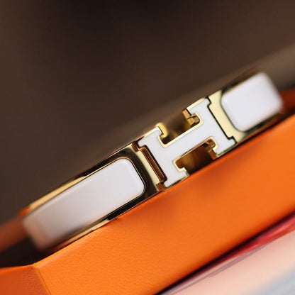 [⭐Aura]H BRACELET 12MM GOLD