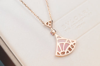 [⭐Aura]DREAM NECKLACE PINK MOP DIAMOND