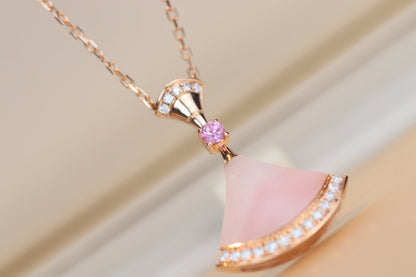 [⭐Aura]DREAM NECKLACE PINK MOP DIAMOND