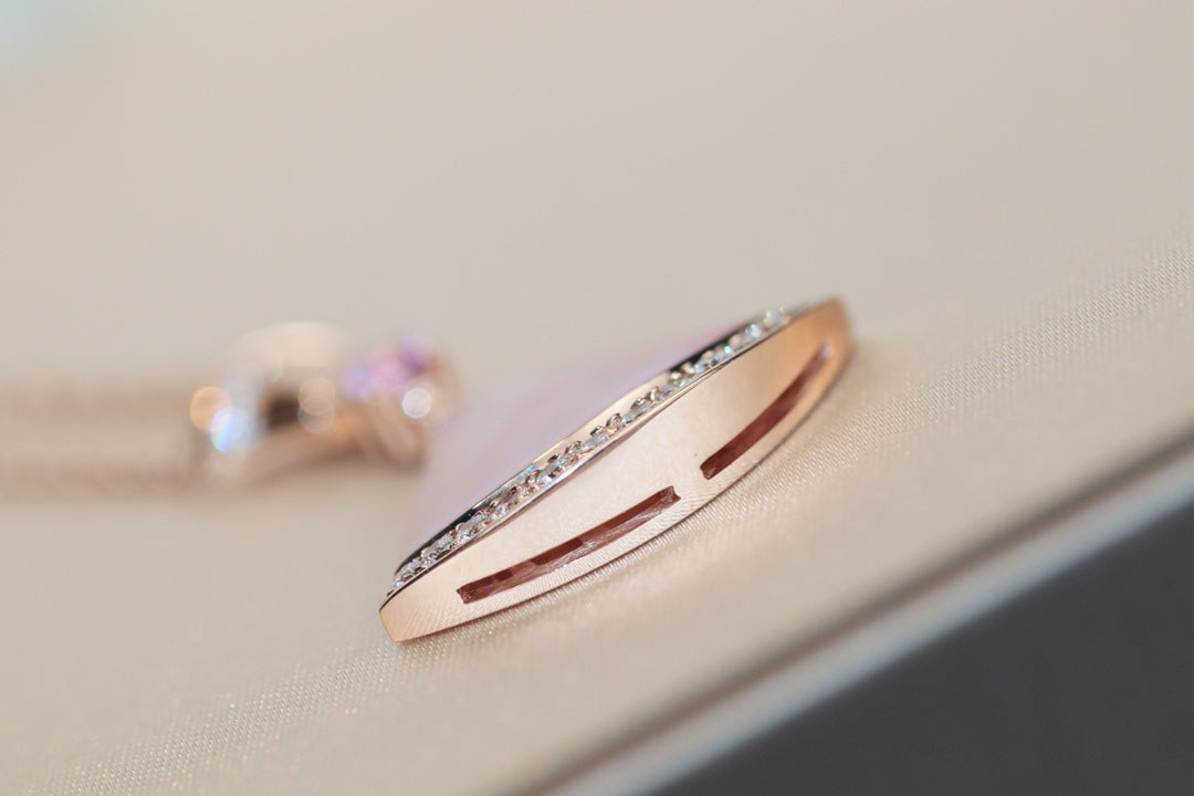 [⭐Aura]DREAM NECKLACE PINK MOP DIAMOND