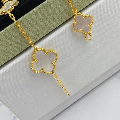 [⭐Aura]MAGIC CLOVER MOP GOLD BRACELET 5 MOTIFS