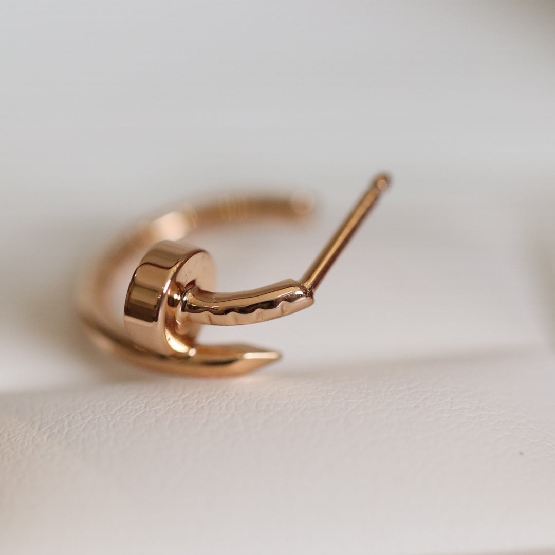 [⭐Aura]JUSTE EARRINGS PINK GOLD