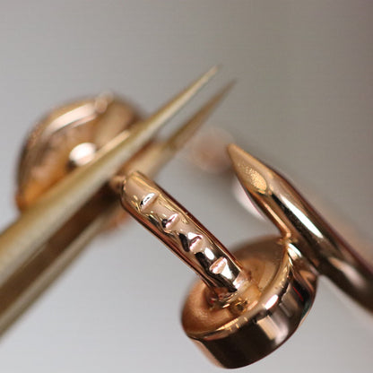 [⭐Aura]JUSTE EARRINGS PINK GOLD