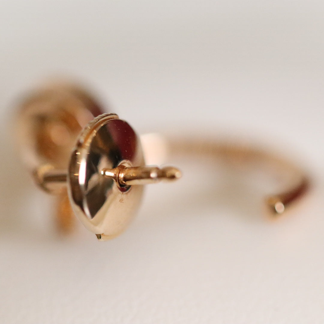 [⭐Aura]JUSTE EARRINGS PINK GOLD