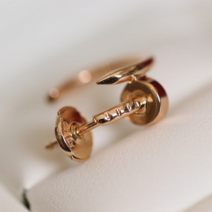 [⭐Aura]JUSTE EARRINGS PINK GOLD