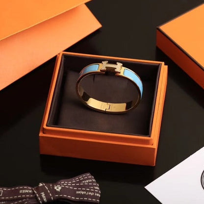 [⭐Aura]H CLOUD BLUE BRACELET GOLD DIAMOND