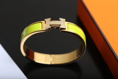 [⭐Aura]H BRACELET GOLD DIAMOND
