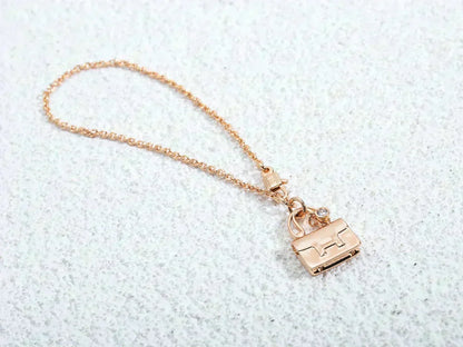 [⭐Aura]AMULETTE PEDANT ROSE GOLD NECKLACE