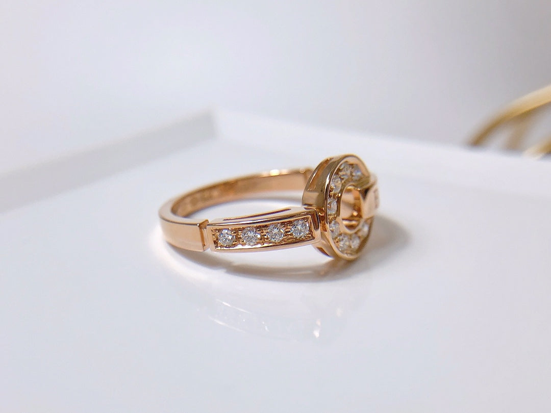 [⭐Aura]DREAM RING DIAMOND PINK GOLD