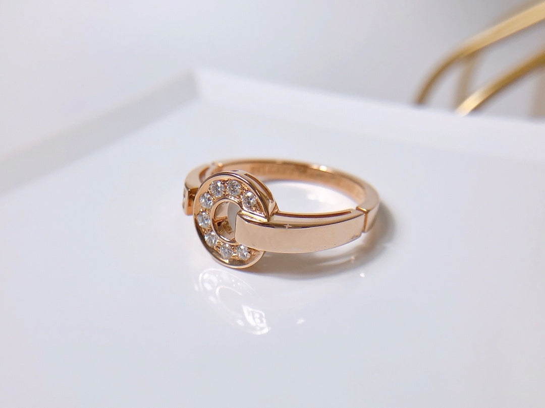 [⭐Aura]DREAM RING DIAMOND PINK GOLD