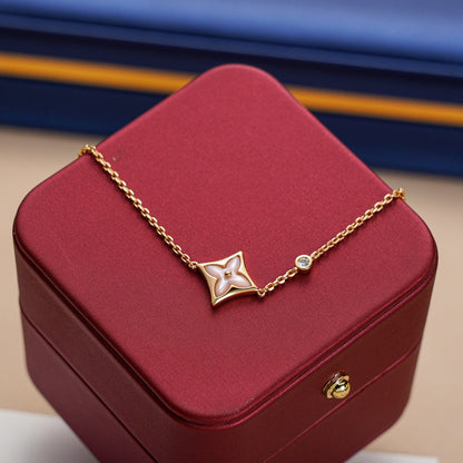 [⭐Aura]STAR 1 DIAMOND PINK GOLD BRACELET