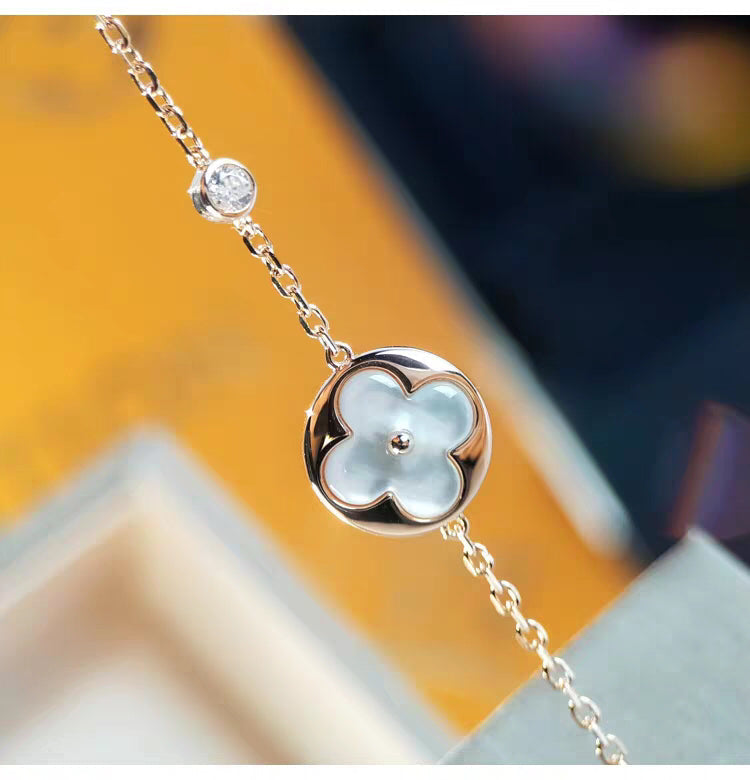 [⭐Aura]SUN MOP GOLD 1 DIAMOND NECKLACE