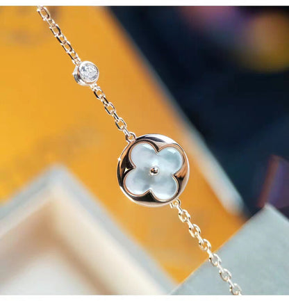 [⭐Aura]SUN MOP GOLD 1 DIAMOND NECKLACE