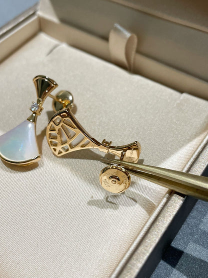 [⭐Aura]DREAM MOP 1 DIAMOND EARRINGS