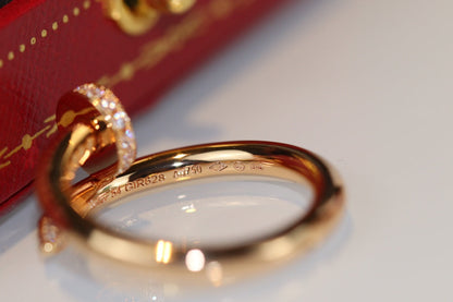 [⭐Aura]JUSTE RING 2.65MM GOLD DIAMOND