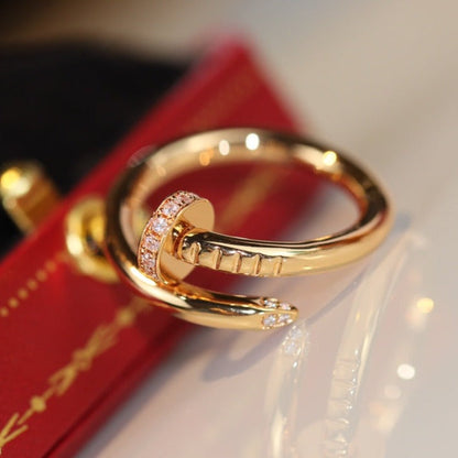 [⭐Aura]JUSTE RING 2.65MM GOLD DIAMOND