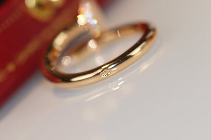 [⭐Aura]JUSTE RING 2.65MM GOLD DIAMOND