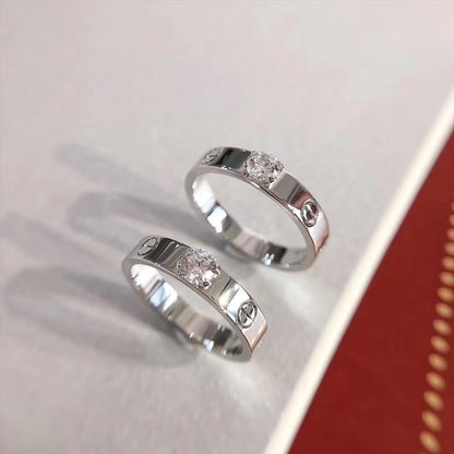 [⭐Aura]LOVE RING 3.6MM 1 BIG DIAMOND
