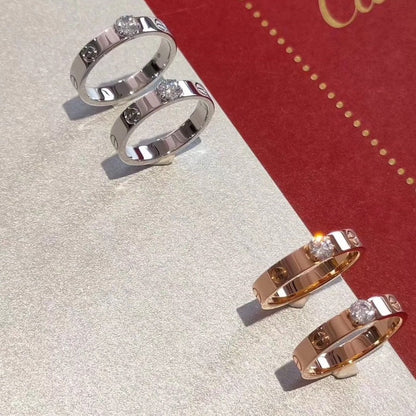 [⭐Aura]LOVE RING 3.6MM 1 BIG DIAMOND