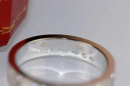 [⭐Aura]LOVE RING 3.6MM DIAMOND PAVED