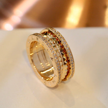 [⭐Aura]ZERO 1 GOLD DIAMOND RING