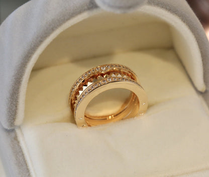 [⭐Aura]ZERO 1 GOLD DIAMOND RING