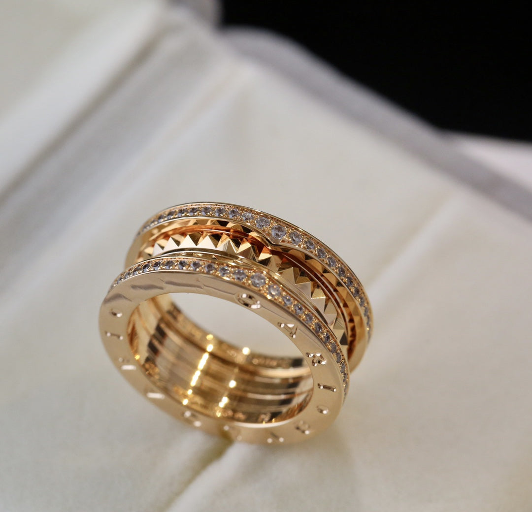 [⭐Aura]ZERO 1 GOLD DIAMOND RING