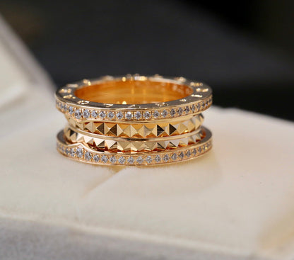 [⭐Aura]ZERO 1 GOLD DIAMOND RING