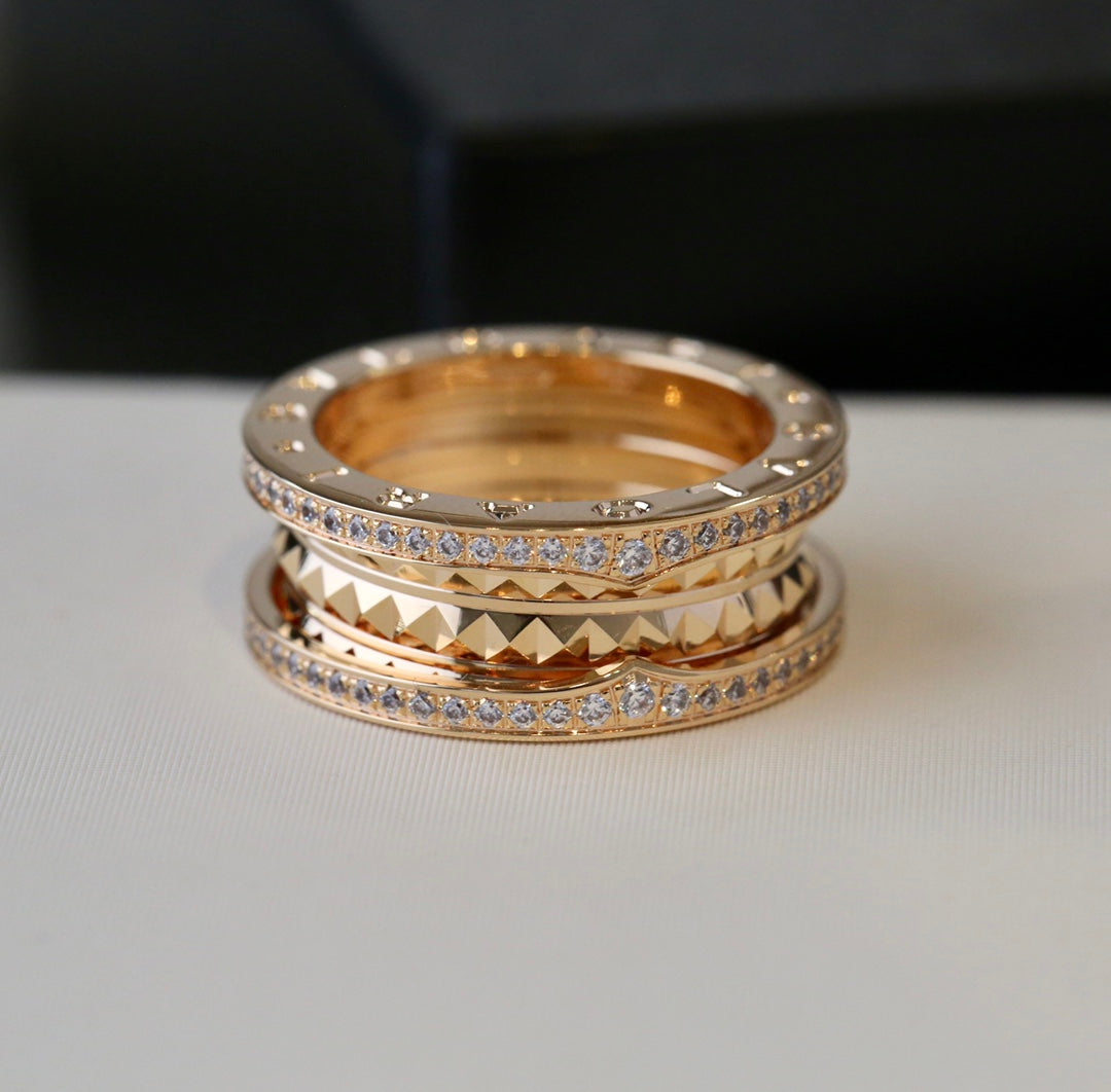 [⭐Aura]ZERO 1 GOLD DIAMOND RING