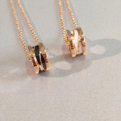 [⭐Aura]ZERO 1 NECKLACE PINK GOLD