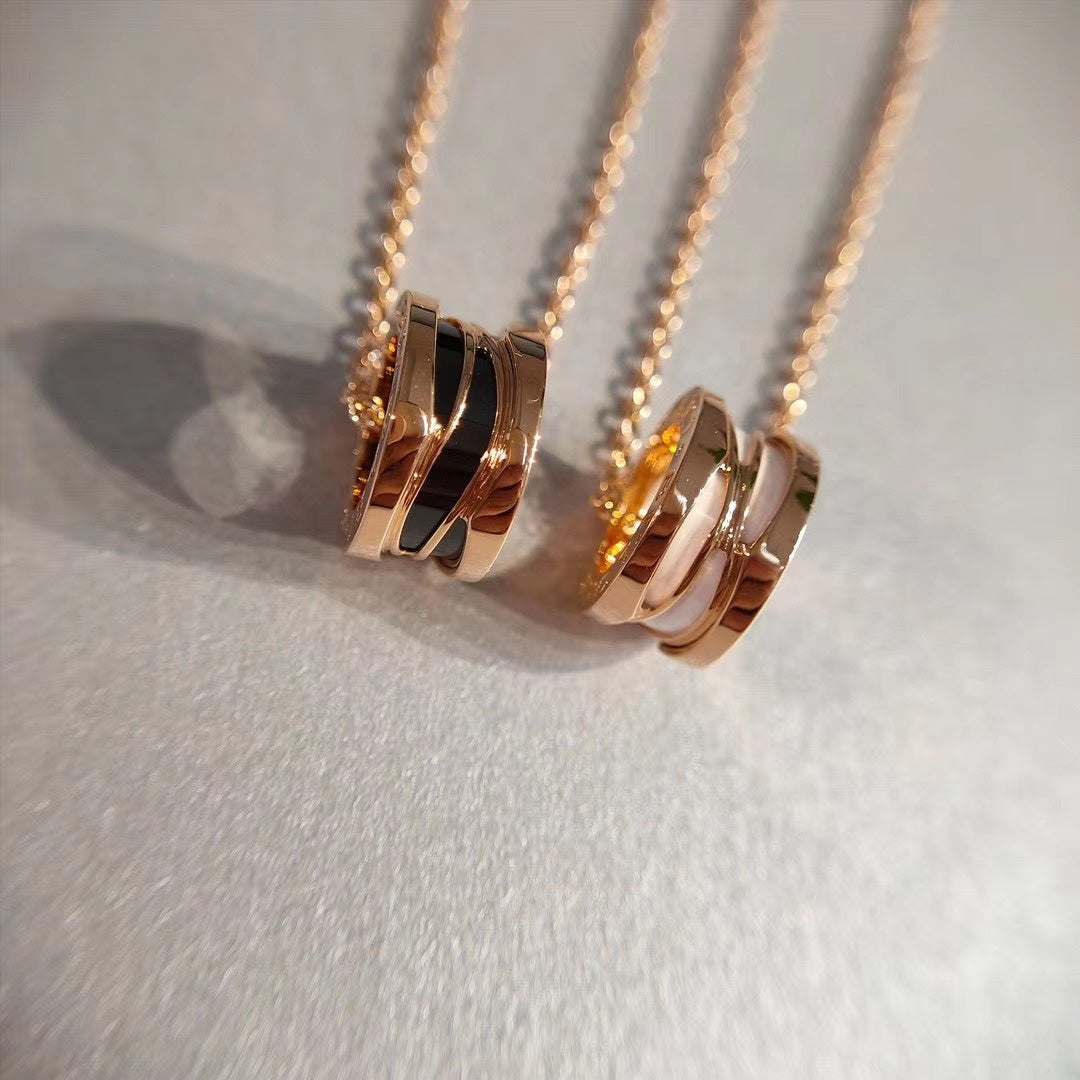 [⭐Aura]ZERO 1 NECKLACE PINK GOLD