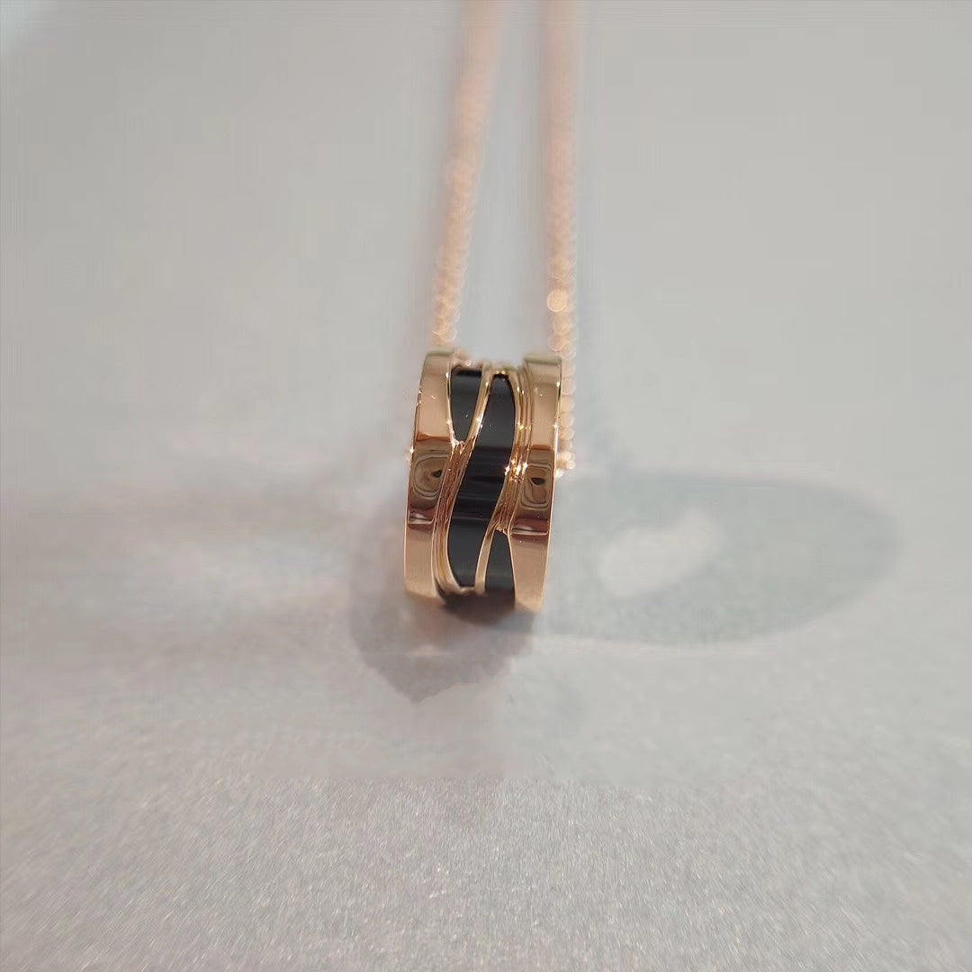 [⭐Aura]ZERO 1 NECKLACE PINK GOLD